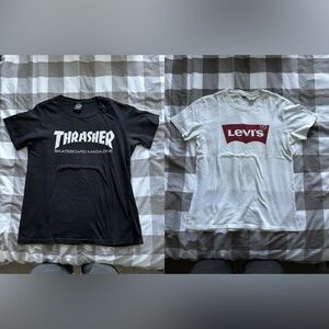 T-shirt Bundle: Thrasher Magazine + Levi’s - Size: S